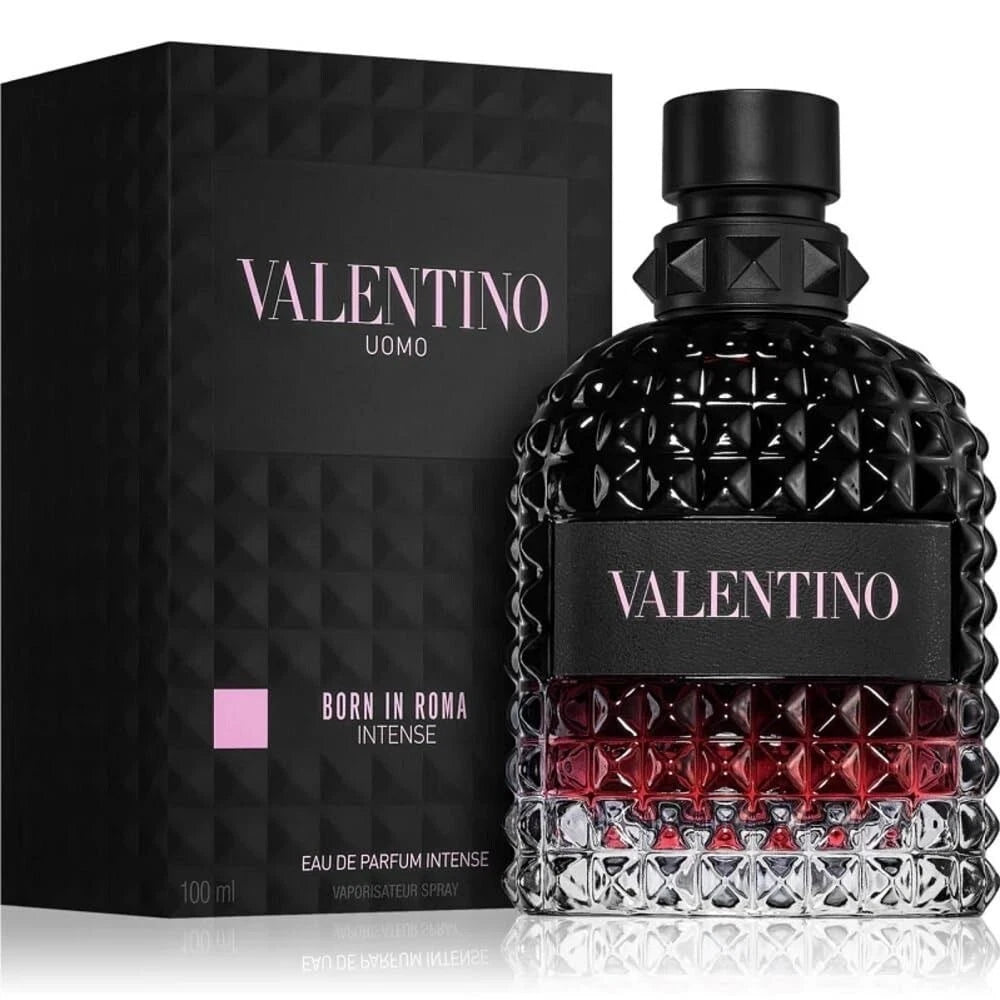 Valentino Uomo Born in Roma Intense Eau De Parfum Spray for Men 3.4 oz / 100 ml New
