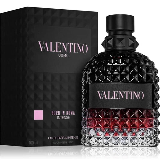 Valentino Uomo Born in Roma Intense Eau De Parfum Spray for Men 3.4 oz / 100 ml New